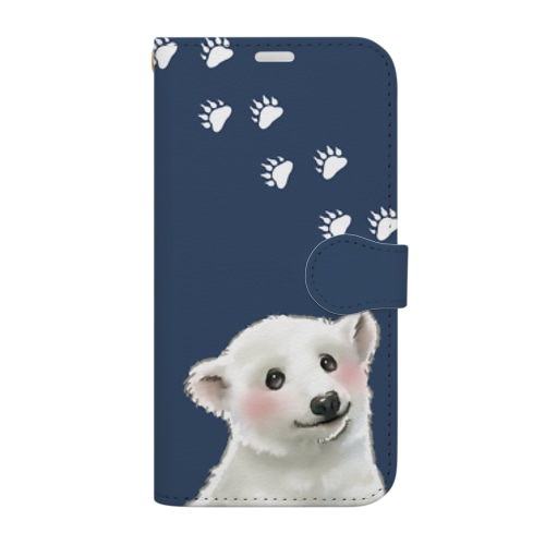 シロクマ Book-Style Smartphone Case