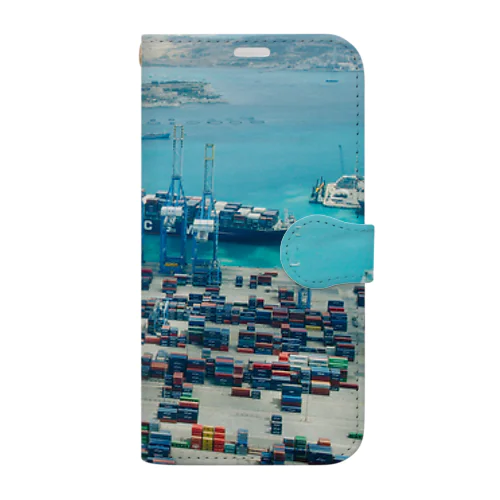 マルタ島の港 Book-Style Smartphone Case