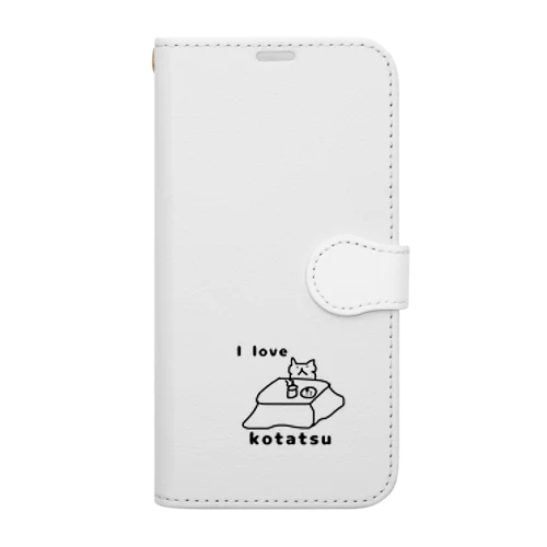 こたつ大好き Book-Style Smartphone Case