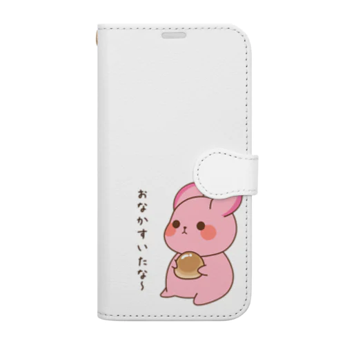 腹ペコいちごちゃん 手帳型スマホケース