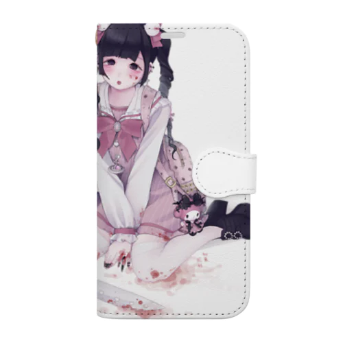 ヤンデレ地雷女子　雪 Book-Style Smartphone Case