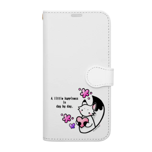 すってんころりん*キツネちゃん Book-Style Smartphone Case