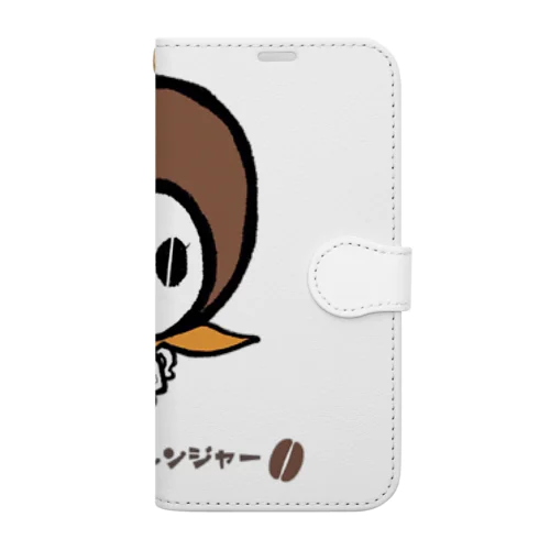 コーヒーレンジャー橙 Book-Style Smartphone Case
