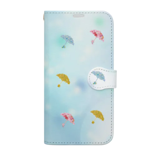 花傘ー空海陸ちゃん Book-Style Smartphone Case