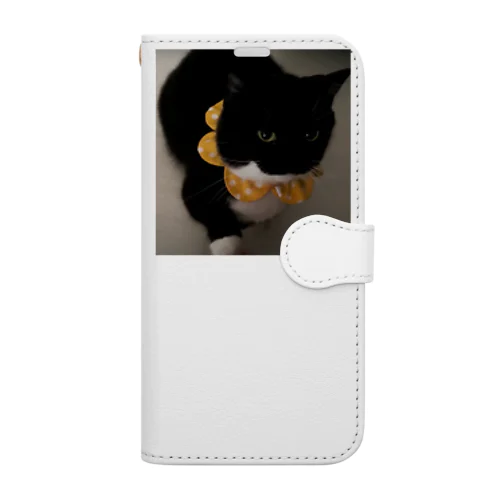 かわいい猫のデザイン Book-Style Smartphone Case