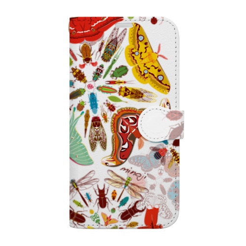 日本の昆虫好き Book-Style Smartphone Case