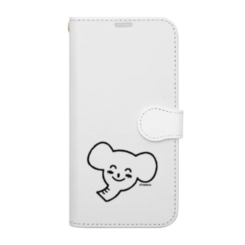 ゾウさん Book-Style Smartphone Case