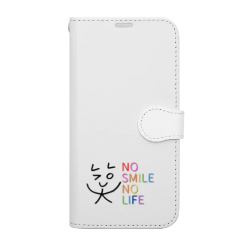 NO SMILE NO LIFE 手帳型スマホケース