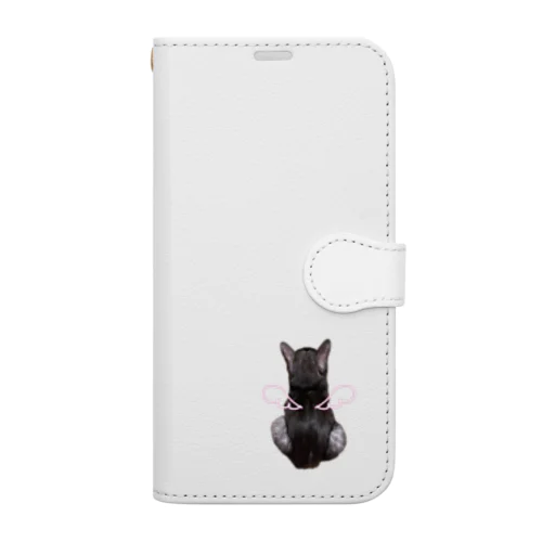 天使のバックショットねこ Book-Style Smartphone Case