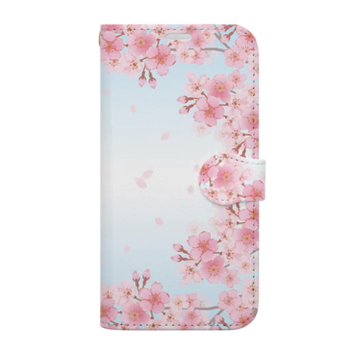 桜65 Book-Style Smartphone Case