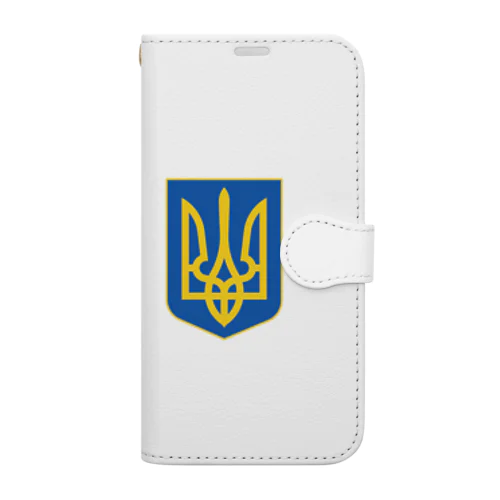 国章　ウクライナ 手帳型スマホケース