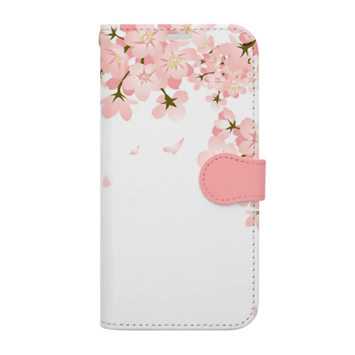 桜82 Book-Style Smartphone Case