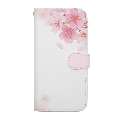 桜83 Book-Style Smartphone Case