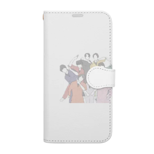 アイドル線画 Book-Style Smartphone Case