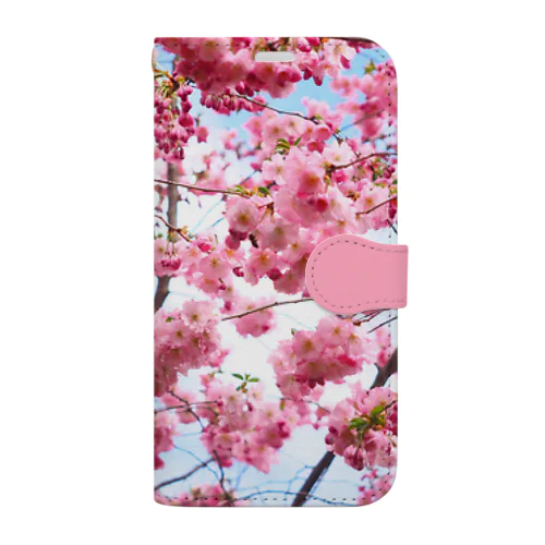 桜84 手帳型スマホケース