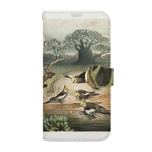 オカメインコ Book-Style Smartphone Case