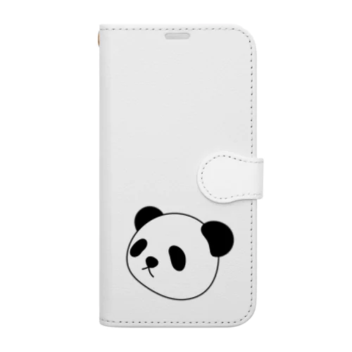 ちょっと横向きパンダくん Book-Style Smartphone Case