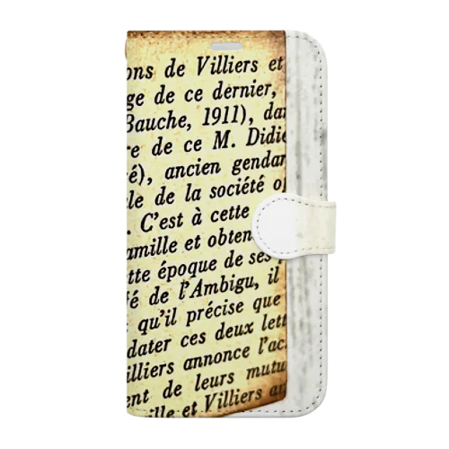 フランスアンティーク Book-Style Smartphone Case