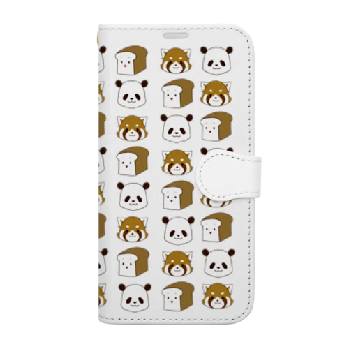 パンダ！パンだ！レッサーパンダ！ Book-Style Smartphone Case