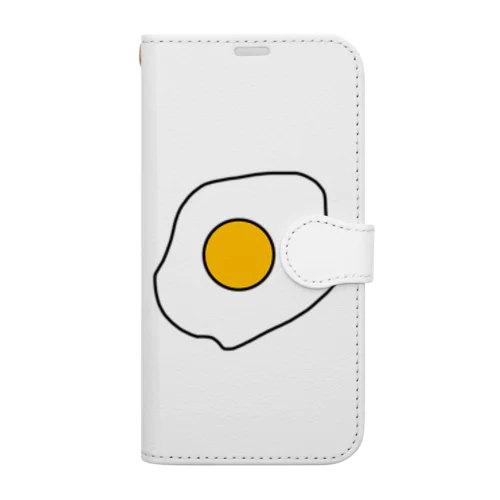 egg -目玉焼き- Book-Style Smartphone Case