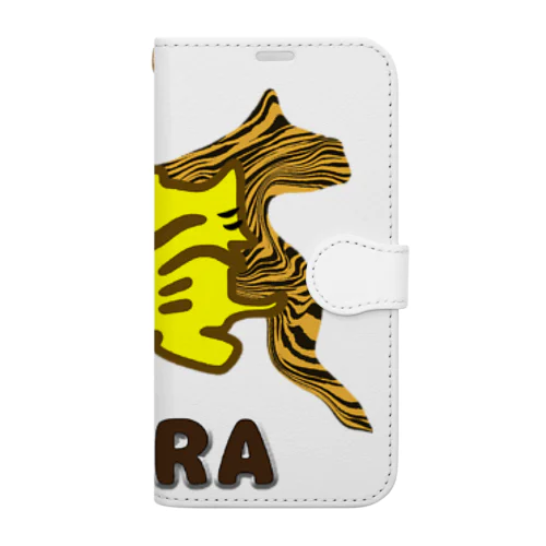 こんなカンジ？（漢字）　寅！トラ！TORA！ Book-Style Smartphone Case