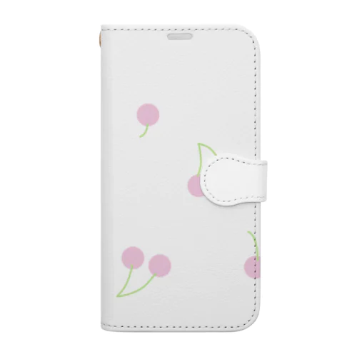 さくらんぼ Book-Style Smartphone Case