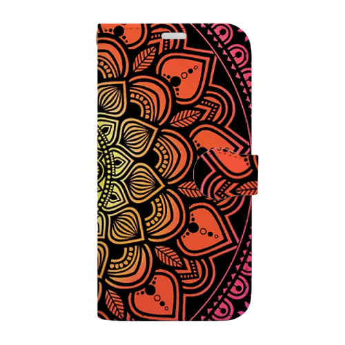 mandala_002-4 Book-Style Smartphone Case