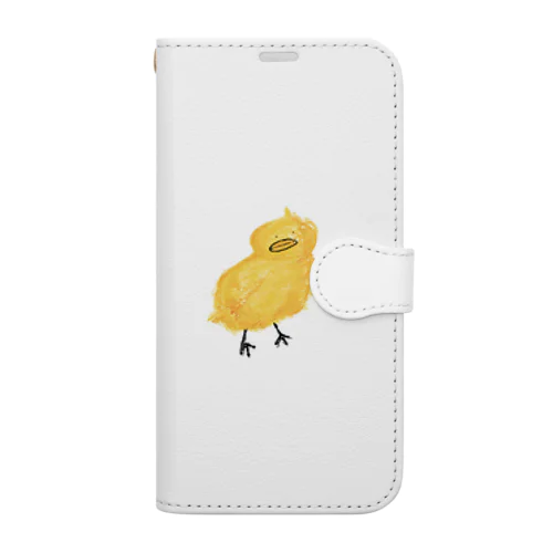 ほさほさ　ひよこくん Book-Style Smartphone Case