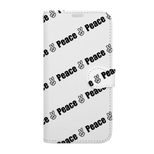 Lucky punch PEACEグッズ Book-Style Smartphone Case