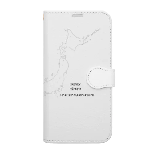 日本地図 Book-Style Smartphone Case