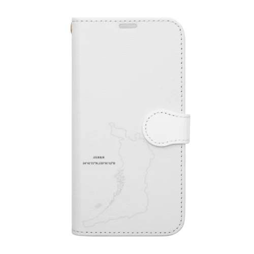 大阪府の地図 Book-Style Smartphone Case