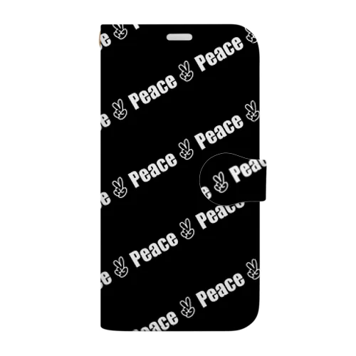 Lucky punch PEACEグッズ Book-Style Smartphone Case