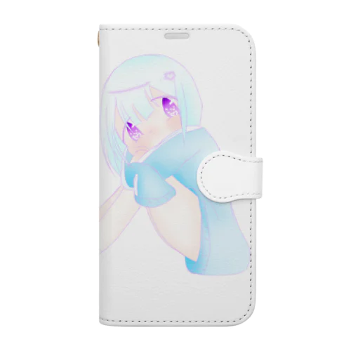 水色ジャージちゃん Book-Style Smartphone Case