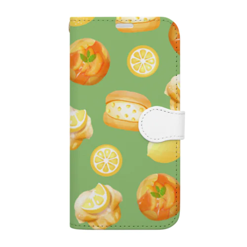 レモンのパン Book-Style Smartphone Case