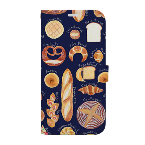 BAKERY_NV　手帳型スマホケース Book-Style Smartphone Case