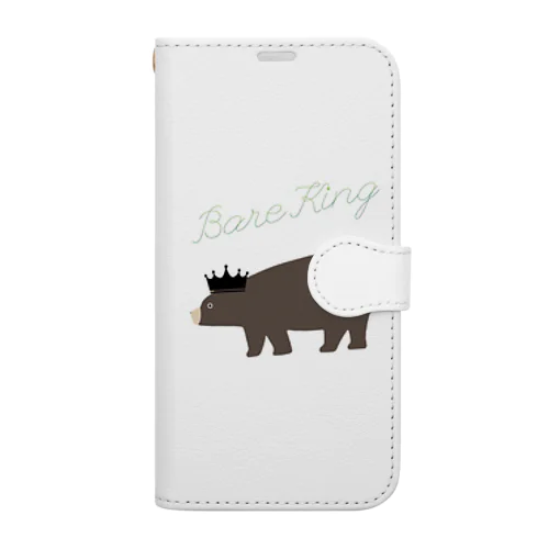 Bare Kingのお散歩 Book-Style Smartphone Case