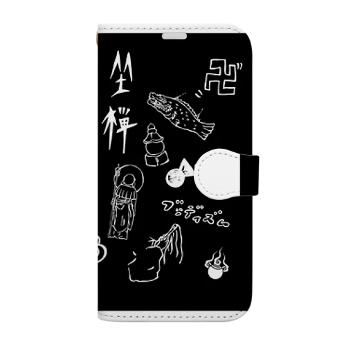 【禅宗】 Book-Style Smartphone Case