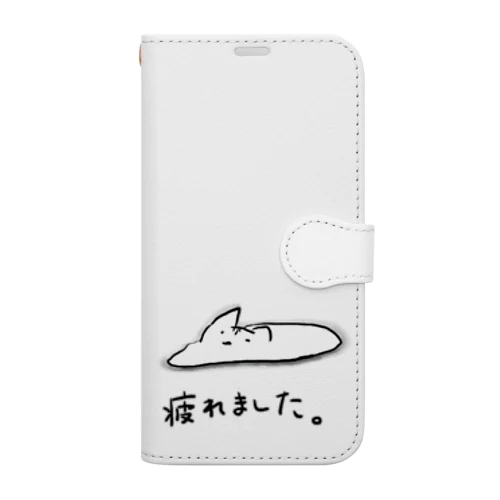 疲れてとけたねこ Book-Style Smartphone Case