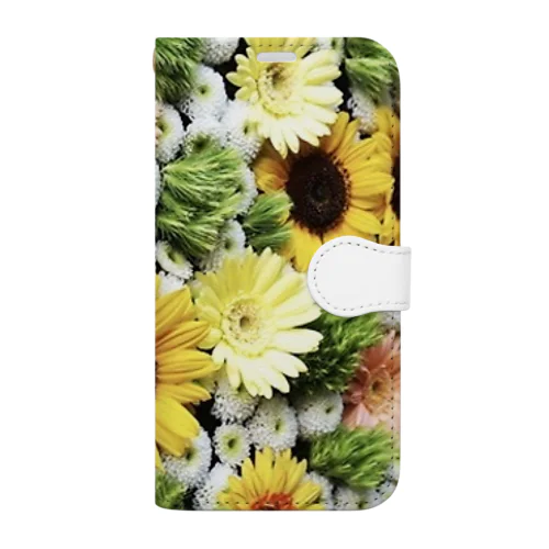 花手水 Book-Style Smartphone Case