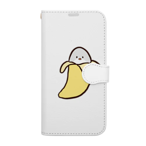 きょうのさめ君　ばななさめ君Ver. Book-Style Smartphone Case