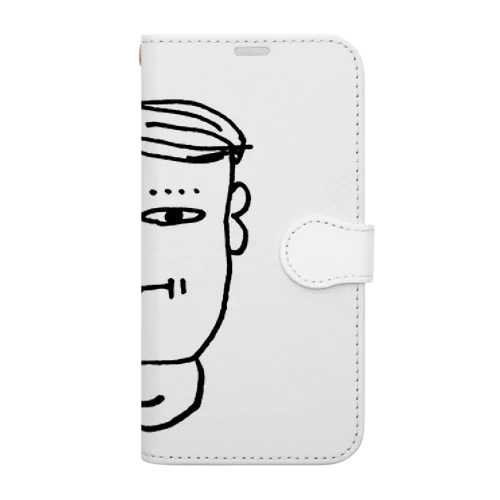 数学担当の砂田先生 Book-Style Smartphone Case