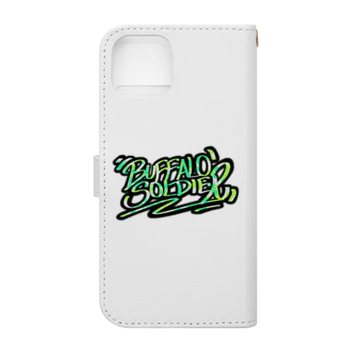 BUFFALO SOLDIER GREEN GRAFFITID Book-Style Smartphone Case