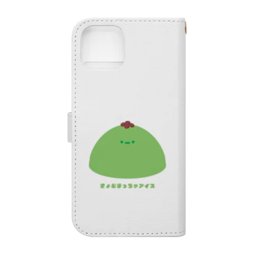 きょむ抹茶アイス Book-Style Smartphone Case