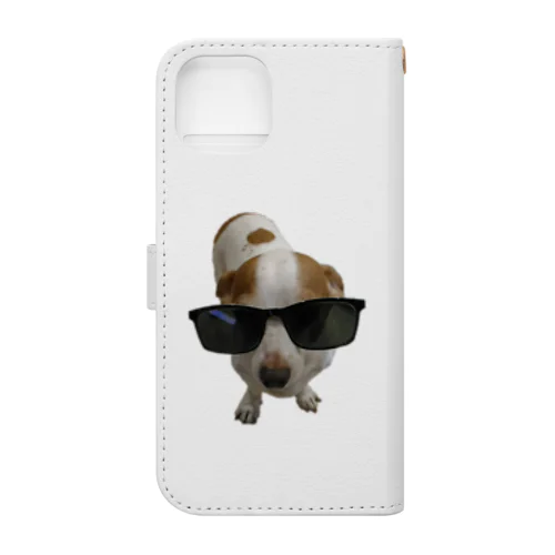 サングラス犬 Book-Style Smartphone Case