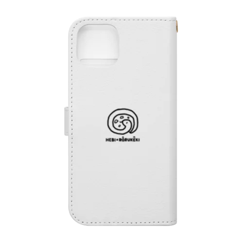 へび×ろーるけーき Book-Style Smartphone Case