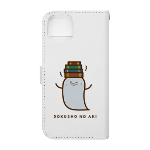 読書の秋おばけ Book-Style Smartphone Case