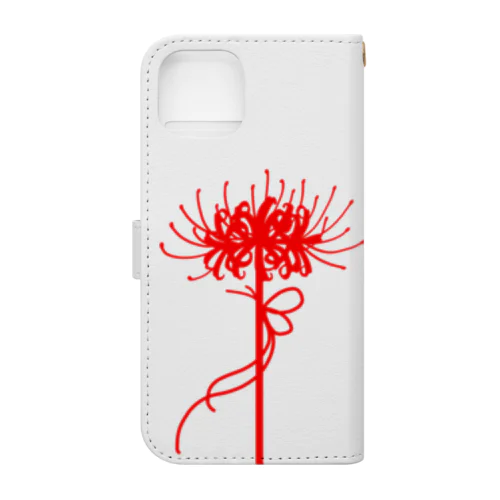 彼岸花　一輪 Book-Style Smartphone Case