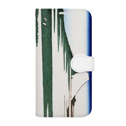 葛飾北斎_冨嶽三十六景　駿州大野新田 Book-Style Smartphone Case