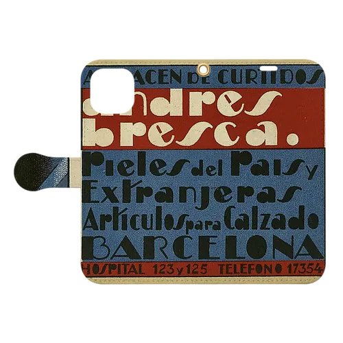 スペイン・バルセロナ　アンドレア・ブレスカ Book-Style Smartphone Case