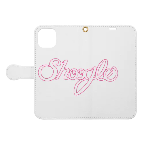 Shoogle(シューグル) Pink Line 手帳型スマホケース